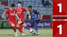 VIDEO bàn thắng Thể Công Viettel vs Bình Định: 1-1